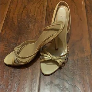 Nude strappy ALDO heels